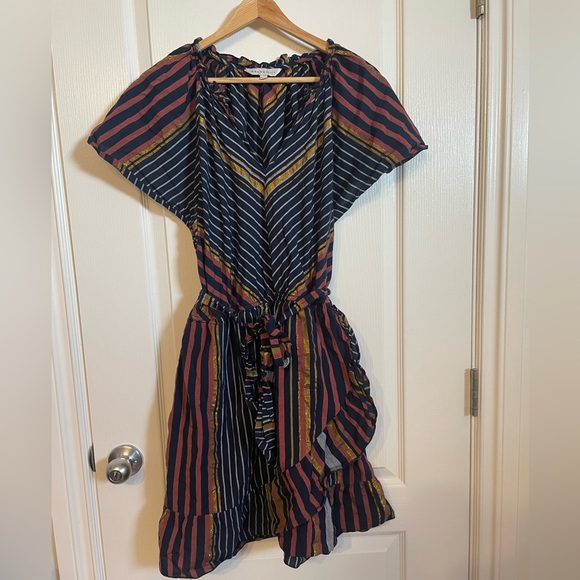 Ranna Gill Anthropologie Sibyl Shimmer Mini Dress - Picture 6 of 9